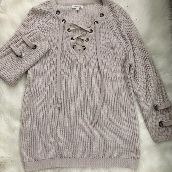 (SOLD) Fashion Nova Sweater -blush - Picture 2 of 8